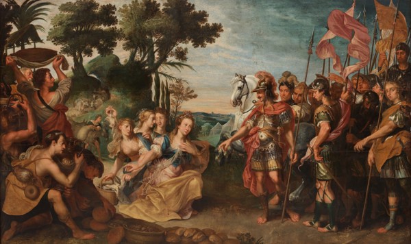 David und Abigail, Early 17th century. Creator: Voet, Matthijs (active Early 17th century).