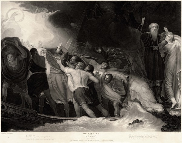 Scene from the play The Tempest by William Shakespeare, 1797. Creator: Romney, George (1734-1802).