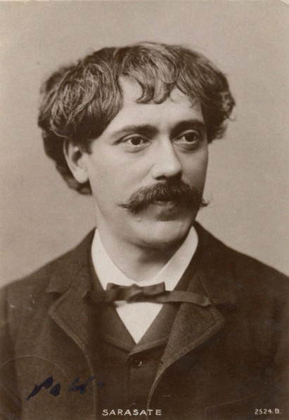 Portrait of the violinist and composer Pablo de Sarasate (1844-1908). Creator: Anonymous.