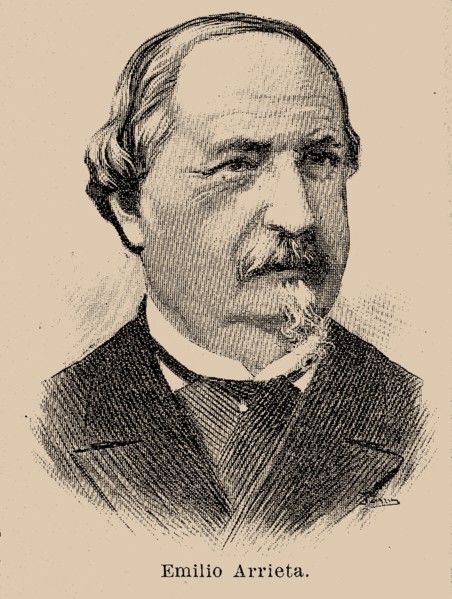 Portrait of Emilio Arrieta (1821-1894). Creator: Anonymous.
