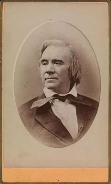 Portrait of the composer and violinist Ole Bull (1810-1880). Creator: Photo studio Fredrik Klems Efterfølger.