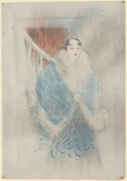 Elsa, dite la Viennoise, 1897. Creator: Toulouse-Lautrec, Henri, de (1864-1901).