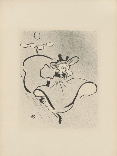 Jane Avril, 1893. Creator: Toulouse-Lautrec, Henri, de (1864-1901).