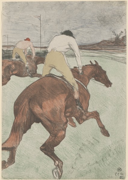 Le Jockey, 1899. Creator: Toulouse-Lautrec, Henri, de (1864-1901).