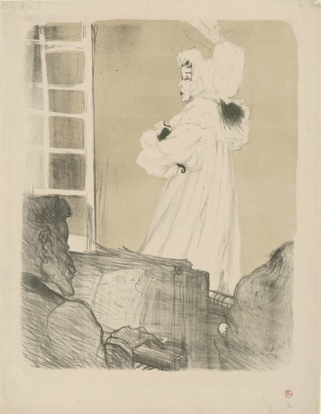 Miss May Belfort (May Belfort à l'orchestra), 1896. Creator: Toulouse-Lautrec, Henri, de (1864-1901).