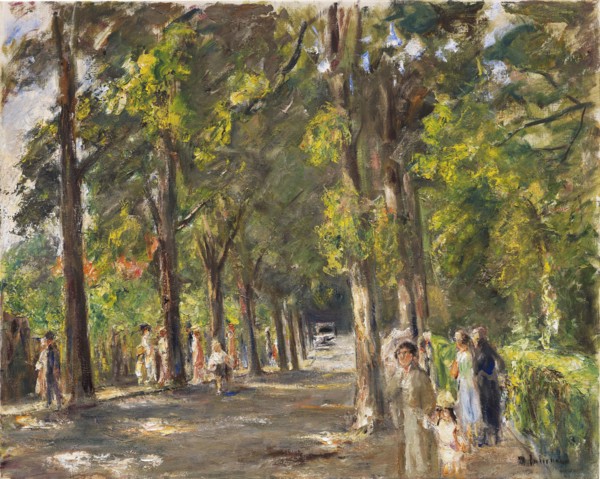 Great Lake Road at Wannsee , c. 1925. Creator: Liebermann, Max (1847-1935).