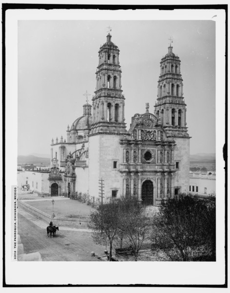 The Parroquia, Chihuahua, Mexico, between 1880 and 1897. Creator: William H. Jackson.