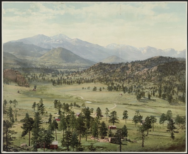 Long's Peak from Estes Park, Colorado, c1900. Creator: William H. Jackson.