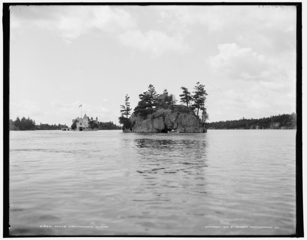 Devil's Oven, Thousand Islands, c1902. Creator: William H. Jackson.