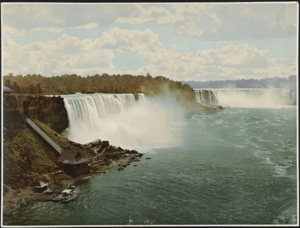 Niagara Falls from Steel Arch Bridge, c1900. Creator: William H. Jackson.