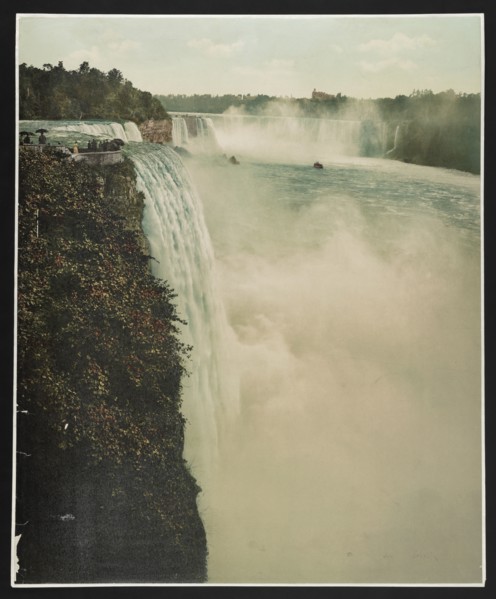 Niagara Falls from Prospect Point, c1900. Creator: William H. Jackson.