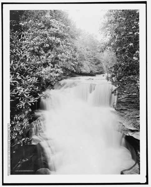 Falls of the narrows, Sapphire, N.C., c1902. Creator: William H. Jackson.