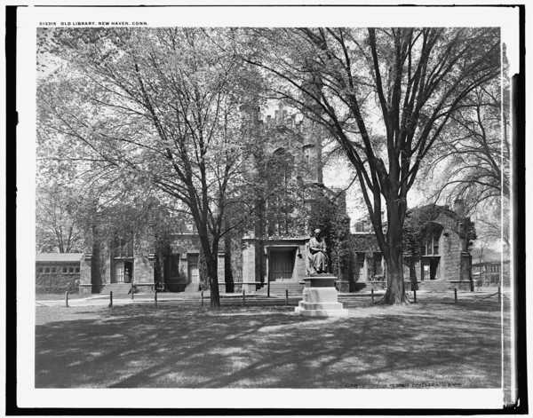 Old Library, New Haven, Conn., c1901. Creator: William H. Jackson.