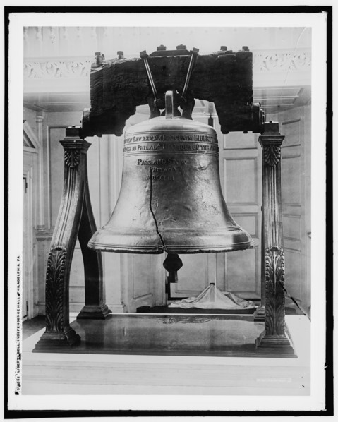 Liberty Bell, Independence Hall, Philadelphia, Pa., c1901. Creator: Unknown.