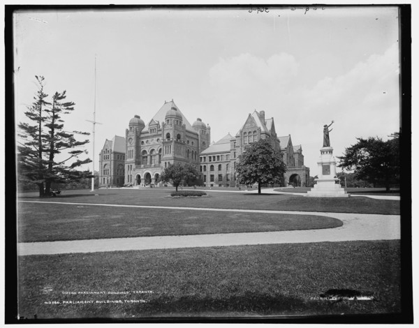 Parliament Buildings, Toronto, between 1900 and 1906. Creator: Unknown.