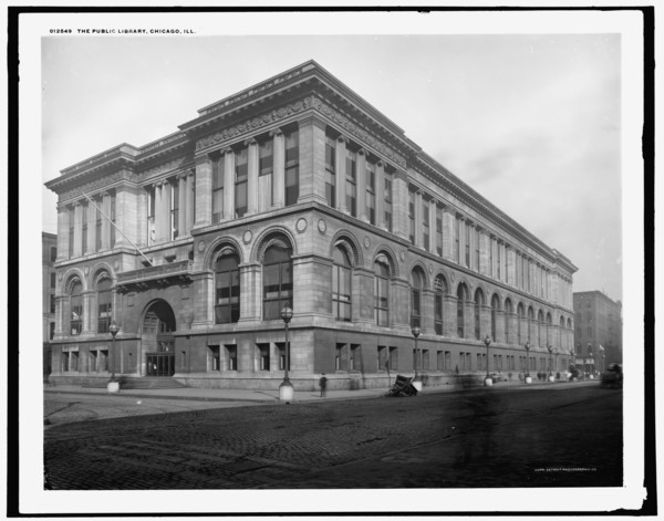 The Public library, Chicago, Ill., c1900. Creator: Unknown.
