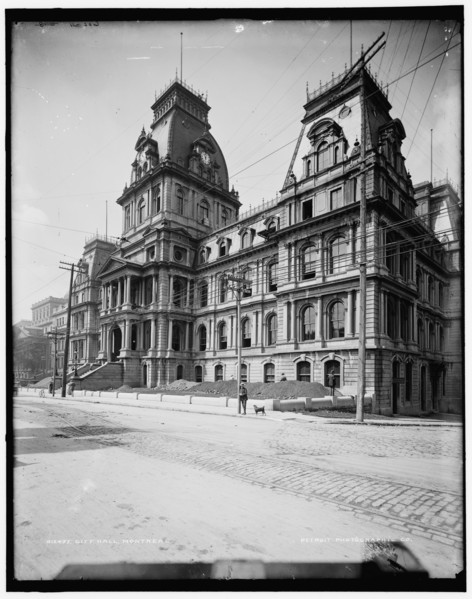 City Hall, Montreal, between 1890 and 1901. Creator: Unknown.