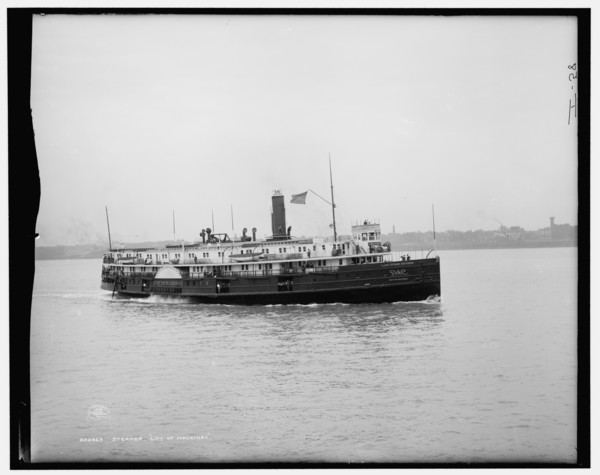 Steamer City of Mackinac, Detroit & Cleveland Navigation Co., c1908. Creator: Unknown.