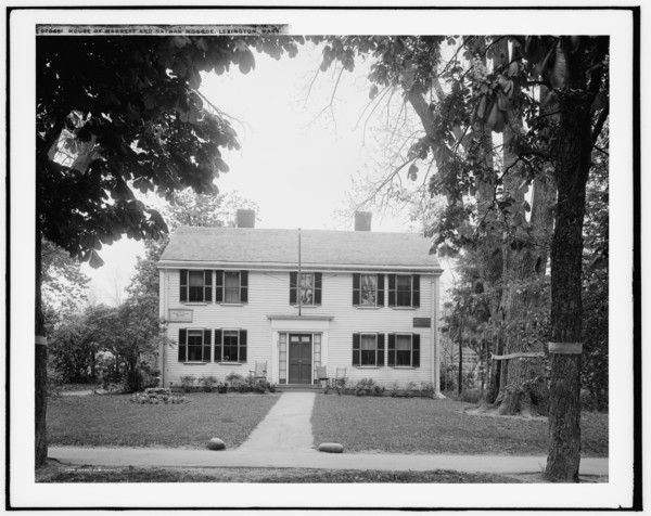 House of Marrett and Nathan Monroe i.e. Munroe, Lexington, Mass., c1908. Creator: Unknown.