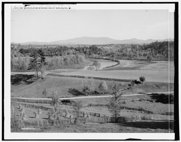 Mt. Mount Mansfield and Winooski Valley, Burlington, Vt., between 1900 and 1906. Creator: Unknown.