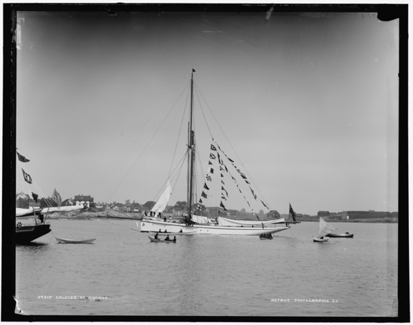 Galatea at anchor, 1886. Creator: Unknown.