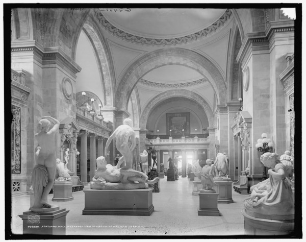Statuary Hall, Metropolitan Museum of Art, New York, N.Y., c1907. Creator: Unknown.