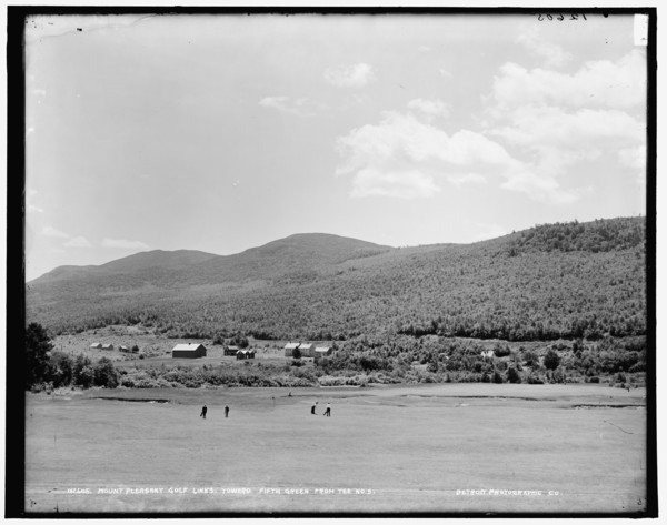 Mount Pleasant golf links, toward fifth green from tee no. 5, between 1890 and 1901. Creator: Unknown.