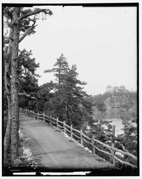 Sky top and Lake Mohonk, c1902. Creator: Unknown.