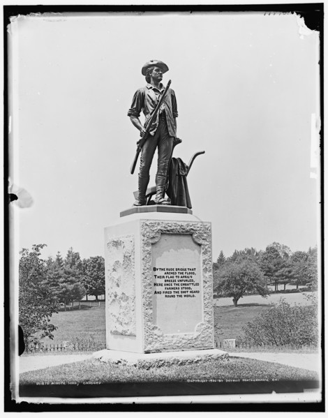 Minute Man, Concord, c1900. Creator: Unknown.