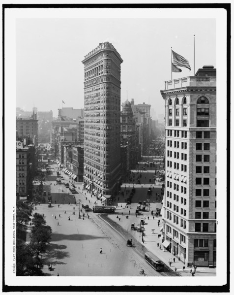 Flat Iron i.e. Flatiron Building, New York, N.Y., (c1908?). Creator: Unknown.