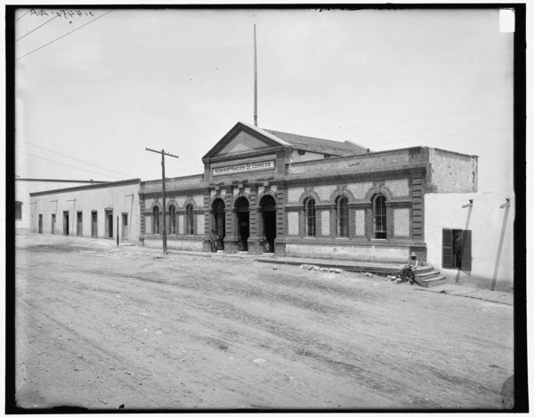 Post office, Ciudad Juarez, Mexico, (1902?). Creator: Unknown.