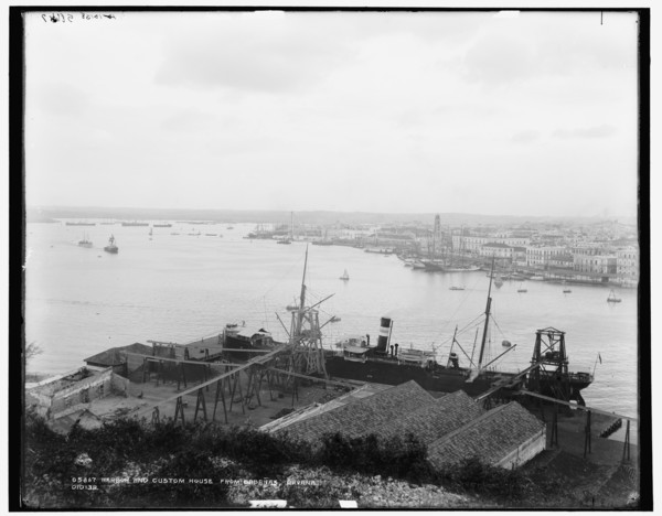 Harbor from Cabanas, Havana, Cuba, c1900. Creator: Unknown.