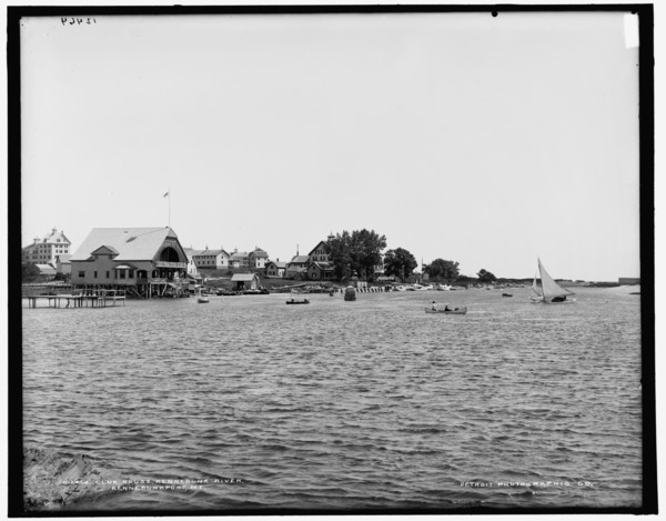 Club house, Kennebunk River, Kennebunkport, Maine, between 1890 and 1901. Creator: Unknown.