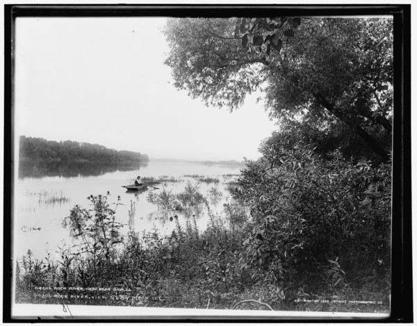 Rock River view near Dixon, Ill., c1898. Creator: Unknown.