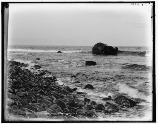Old Man's Face, Point Judith, Narragansett, R.I., between 1880 and 1899. Creator: Unknown.