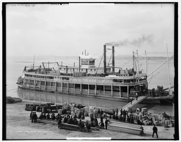 The Levee, Louisville, Ky., between 1900 and 1907. Creator: Unknown.