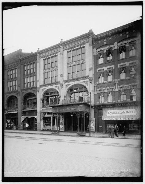 Lyceum Theatre, Detroit, Mich., between 1900 and 1906. Creator: Unknown.