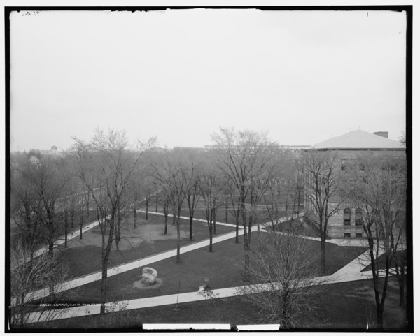 Campus, U. of M., Ann Arbor, Mich., between 1900 and 1915. Creator: Unknown.