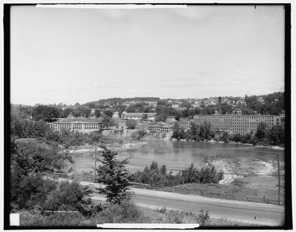 Winooski, Vermont, showing American Woolen Mills, c1907. Creator: Unknown.