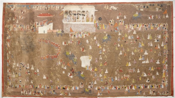 Joan Ketelaar’s Embassy to the King of Udaipur, c.1711. Creator: Unknown.