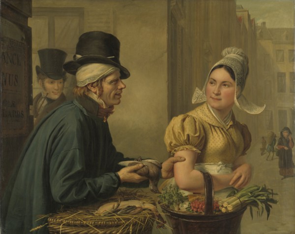 The Poultryman, 1827. Creator: Ignace Brice.