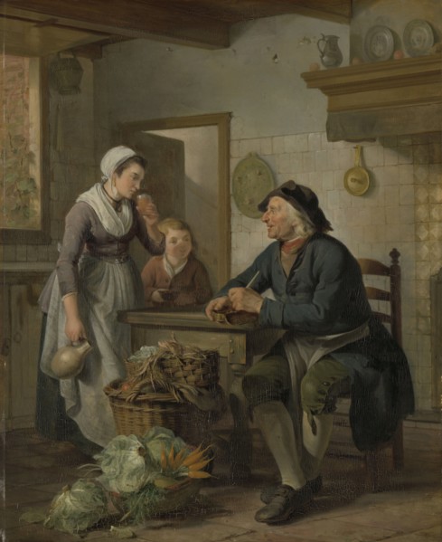 Morning Visit, 1796. Creator: Adriaan De Lelie.