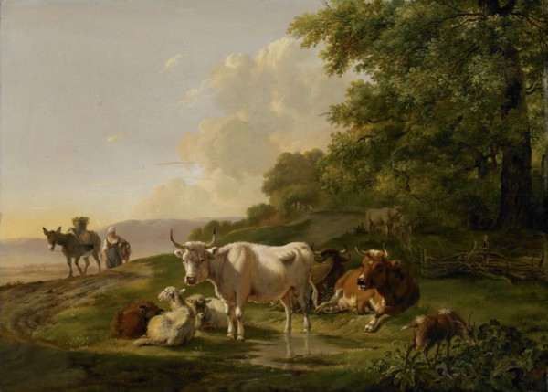 Landscape with Cattle, 1806. Creator: Pieter Gerardus van Os.