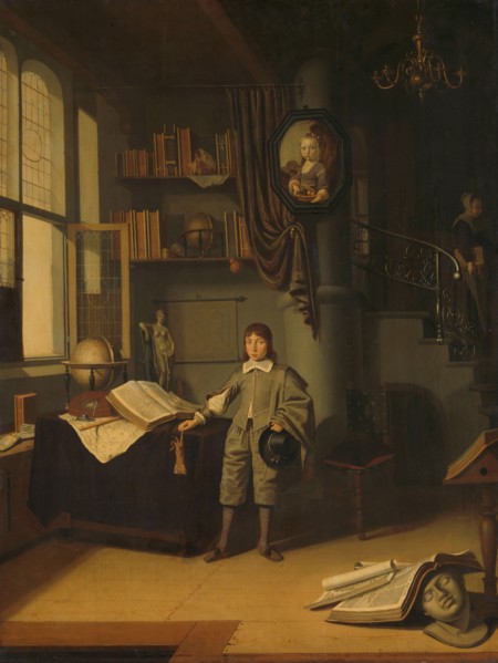Young Man in a Study, 1640-1650. Creator: Adriaen van Gaesbeeck.