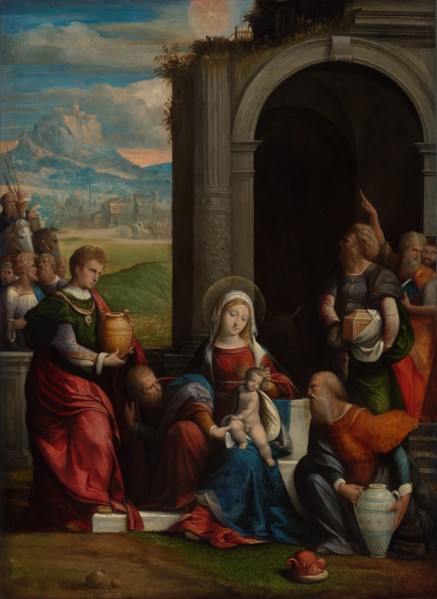 The Adoration of the Magi, c.1530-c.1540. Creator: Benvenuto Tisi da Garofalo.