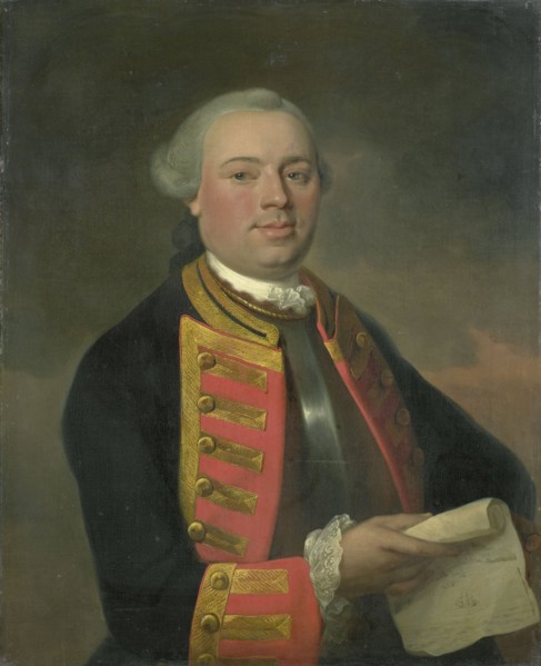 Johan Arnold Zoutman (1724-93), Vice Admiral, 1770. Creator: August Christian Hauck.