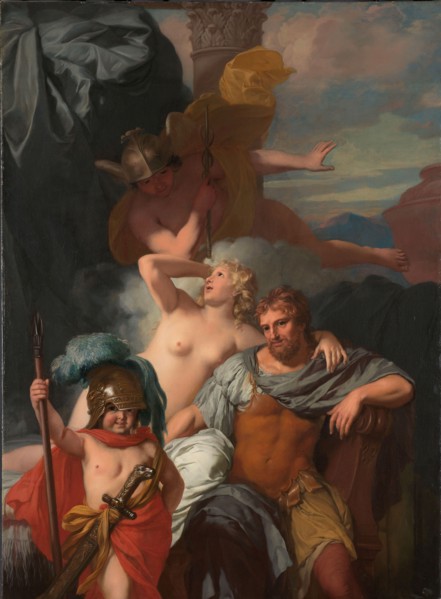 Mercury Ordering Calypso to Release Odysseus, c.1680. Creator: Gerard de Lairesse.