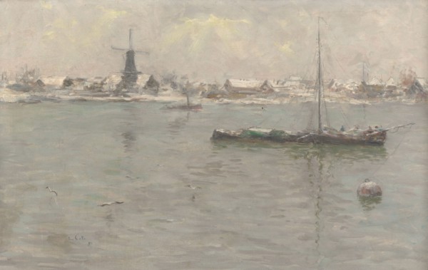 Dordrecht in the Winter, 1892. Creator: Siebe Johannes ten Cate.