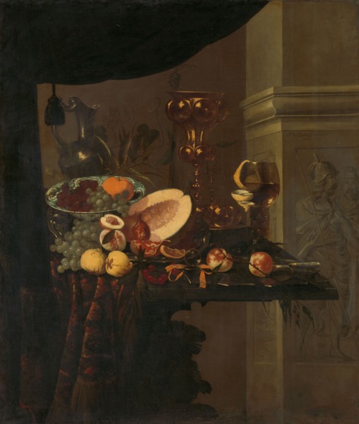 Still Life, 1666. Creator: Ch. Van Dielaert.