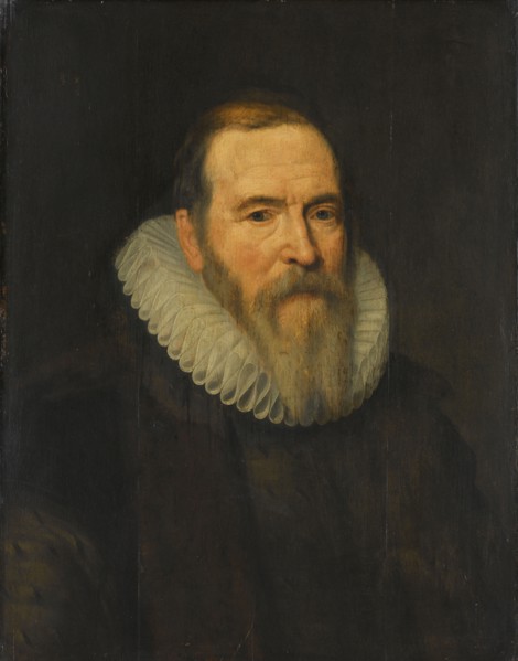 Portrait of Johan van Oldenbarnevelt, in or after c.1616. Creator: Workshop of Michiel Jansz van Mierevelt.